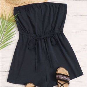 NWT Shein strapless romper